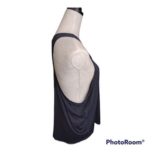 Victoria Sport Athletic Racer Tank size Large color Gray - Picture 2 of 4